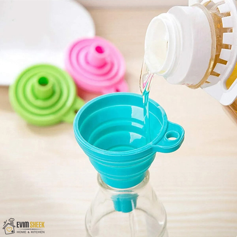 قیف سیلیکونی تاشو