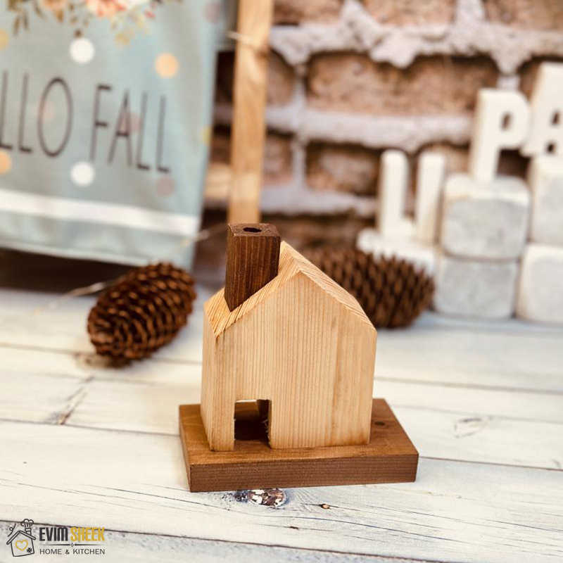 جا عودی طرح کلبه چوبی