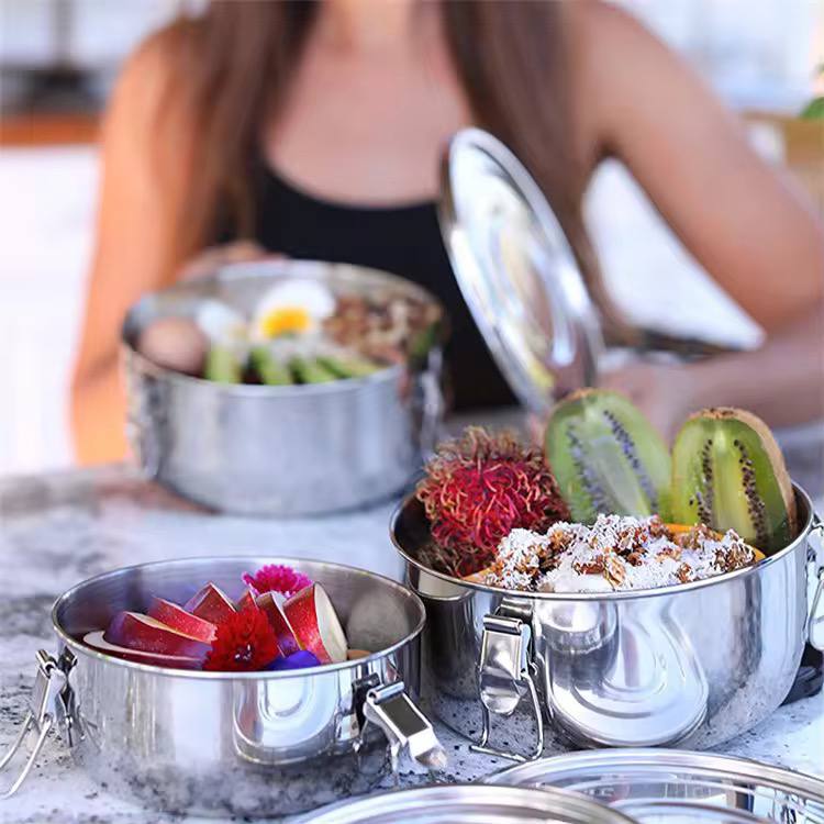 ظرف غذا ۳ تیکه تمام استیل