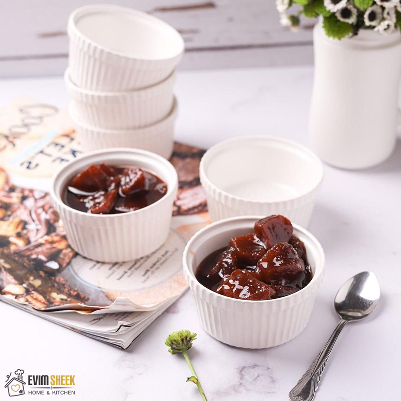 کاپ کیک سفید ۶عددی