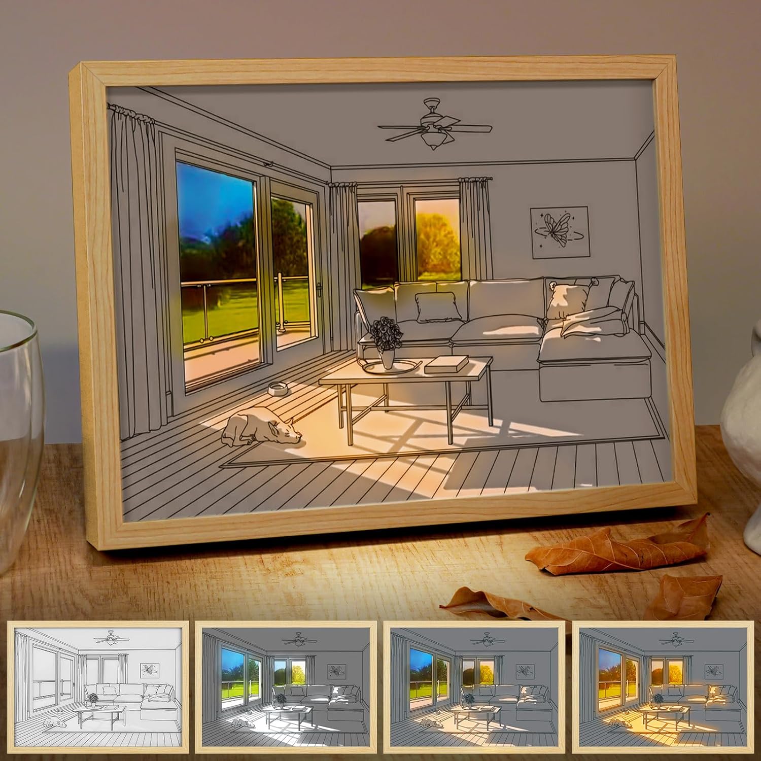 تابلو دیواری چند حالته بزرگ