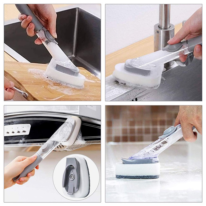 برس شستشو دسته دار و مخزن دار همه کاره