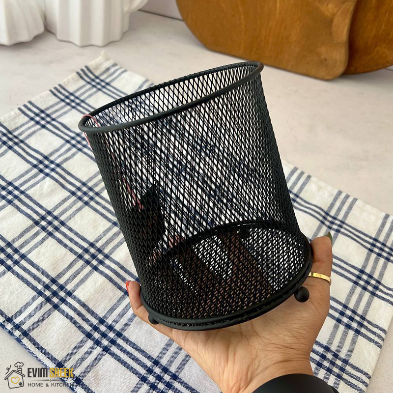 استند کفگیر و ملاقه رومیزی فلزی