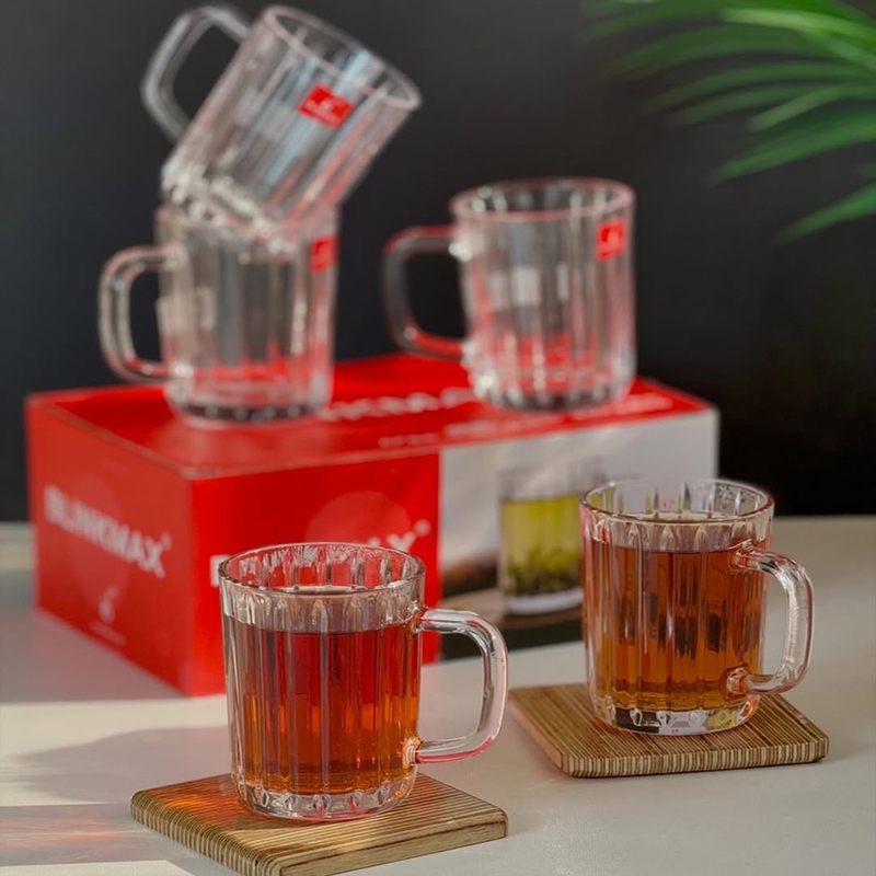 فنجان دسته دار مدل شیار دار