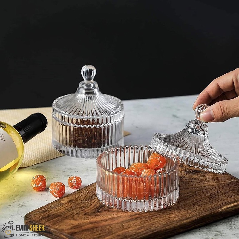 شکلات خوری درب دار مدل شیار دار