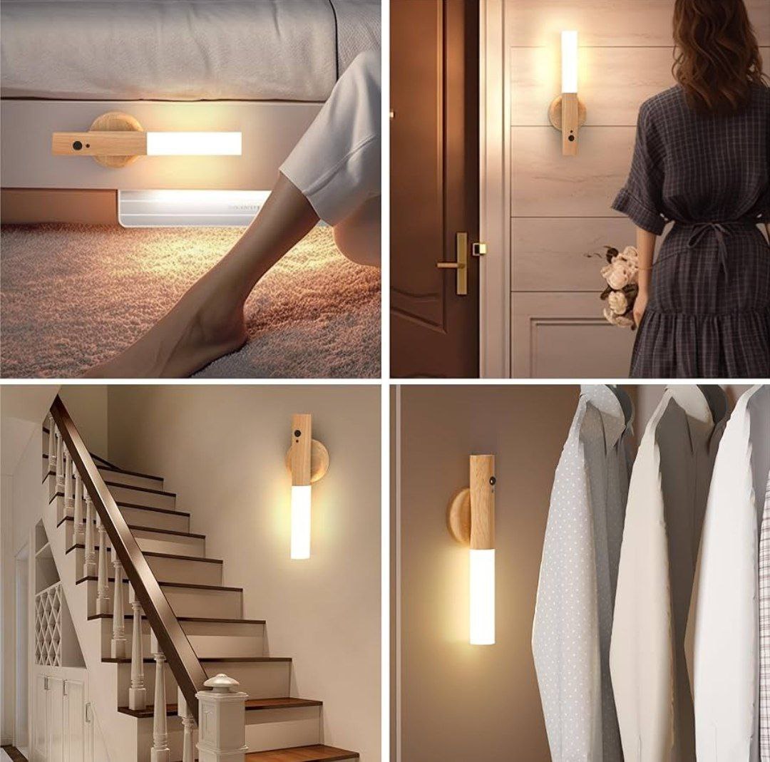 چراغ دیواری طرح چوب