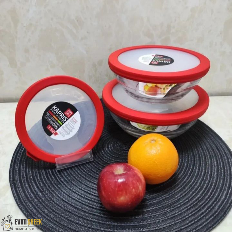 ظرف فریزری پیرکس مدل 3 تکه