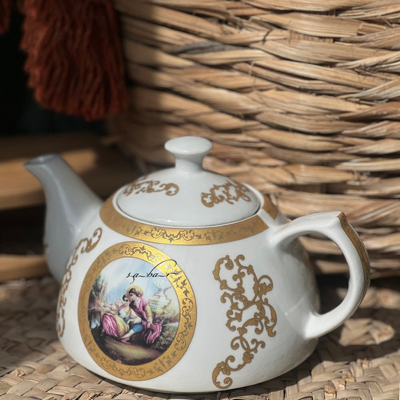 قوری کف تخت مدل نوستالژی