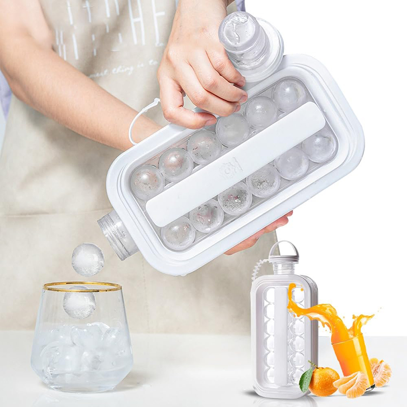 قمقمه و قالب یخ کروی سیلیکونی