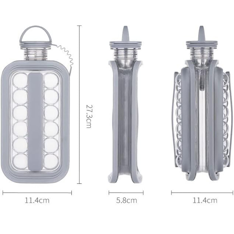 قمقمه و قالب یخ کروی سیلیکونی