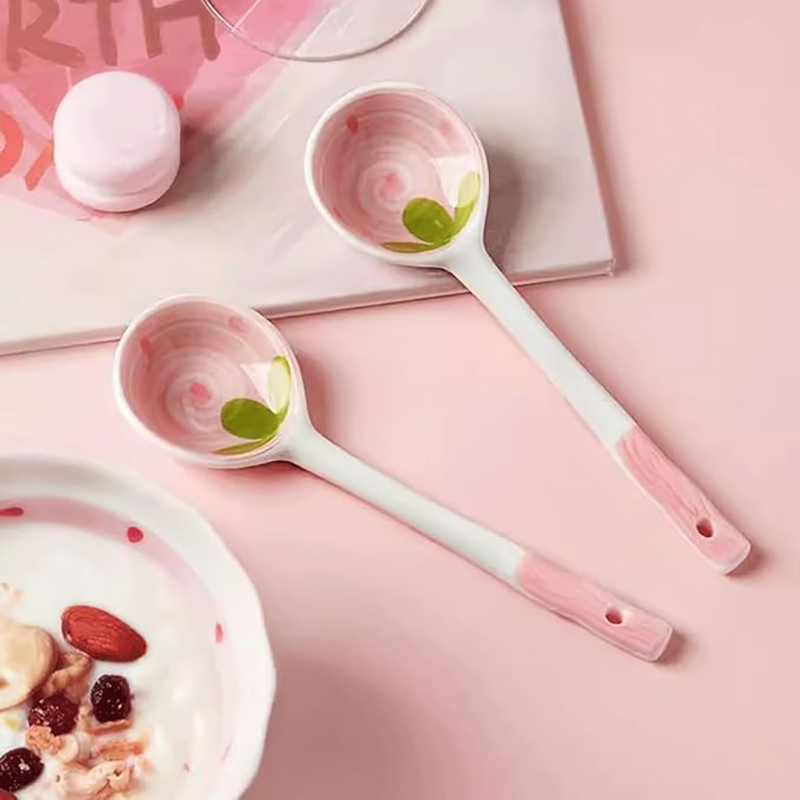 قاشق سرامیکی طرحدار