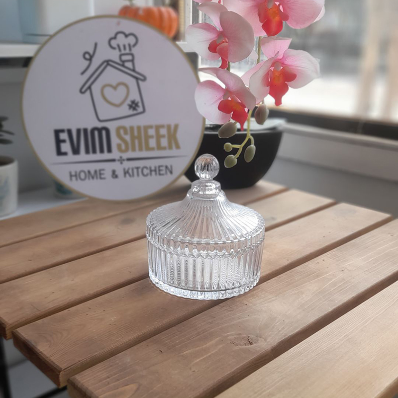 شکلات خوری درب دار مدل شیار دار