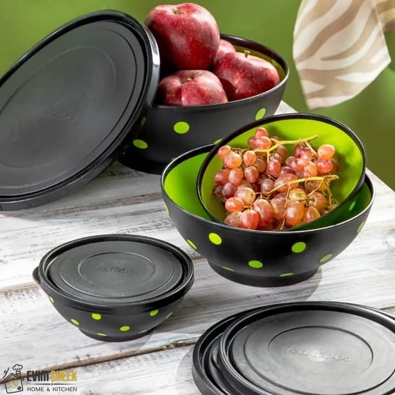 کاسه خالدار مدل درب دار