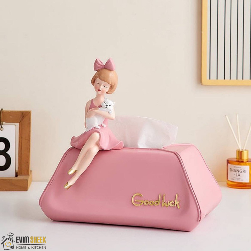 باکس دستمال کاغذی مدل دختر