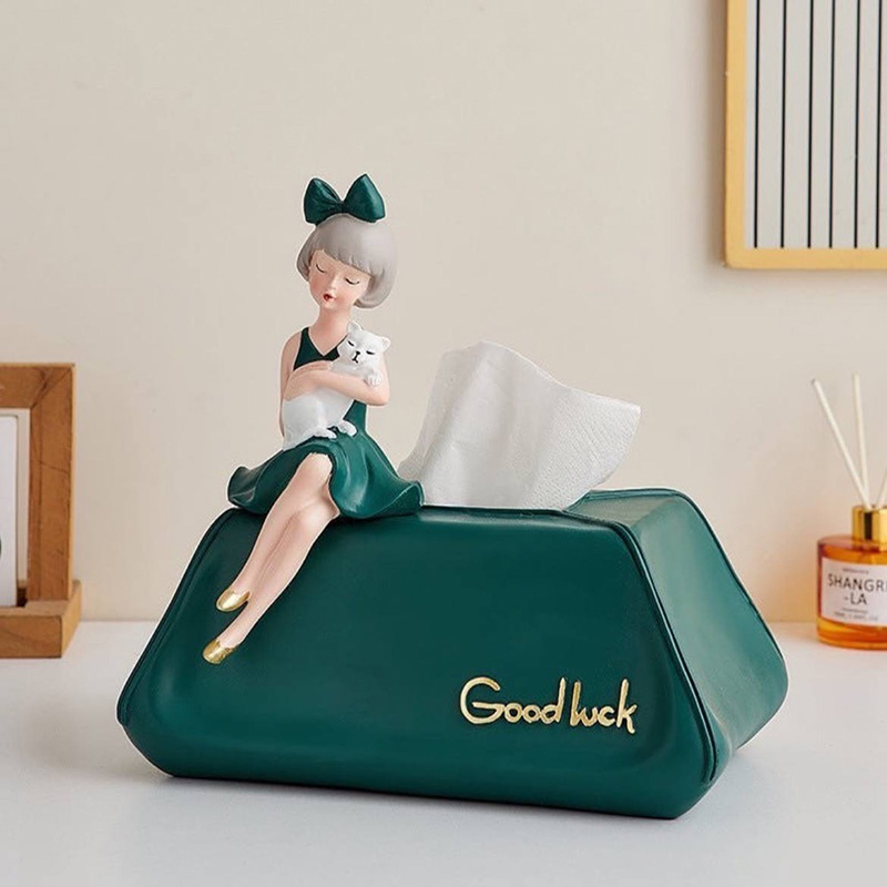 باکس دستمال کاغذی مدل دختر