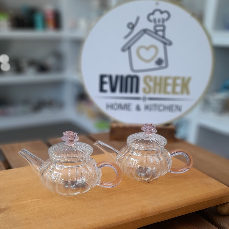 قوری زعفران مدل شکوفه