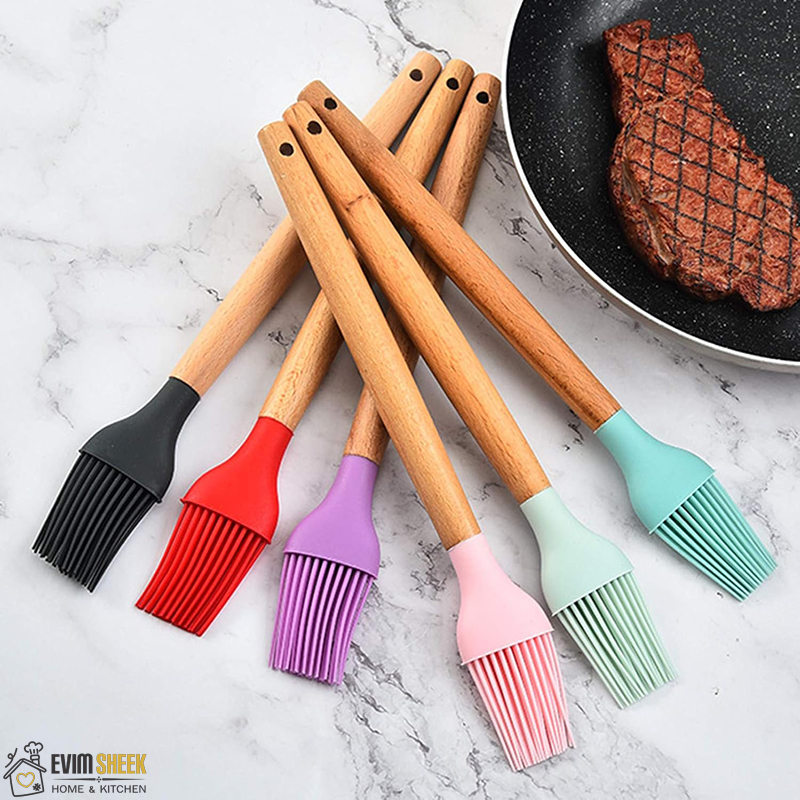 فرچه سیلیکونی مدل دسته رنگی