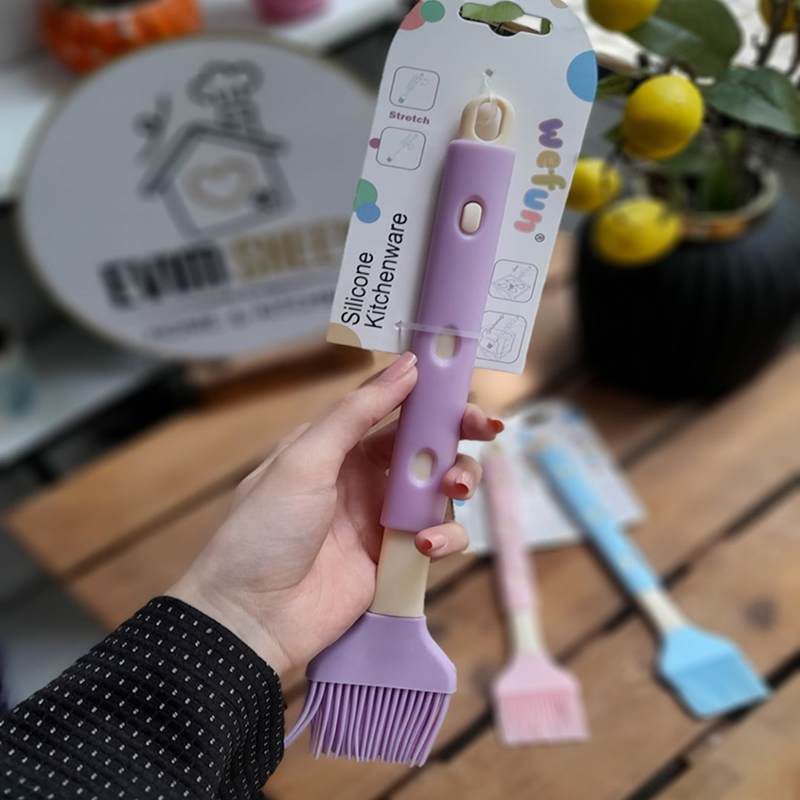 فرچه سیلیکونی مدل دسته رنگی