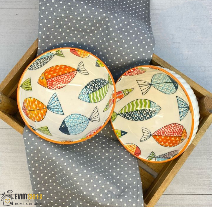 کاسه پرسلین مدل ماهی