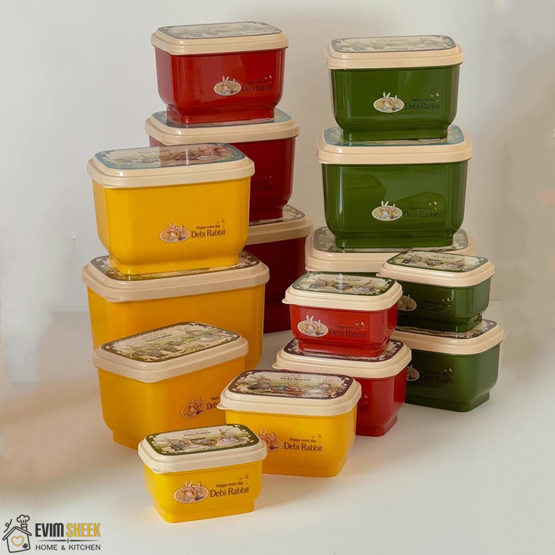 ست ۵ عددی ظروف فریزری Bobby Rabbit