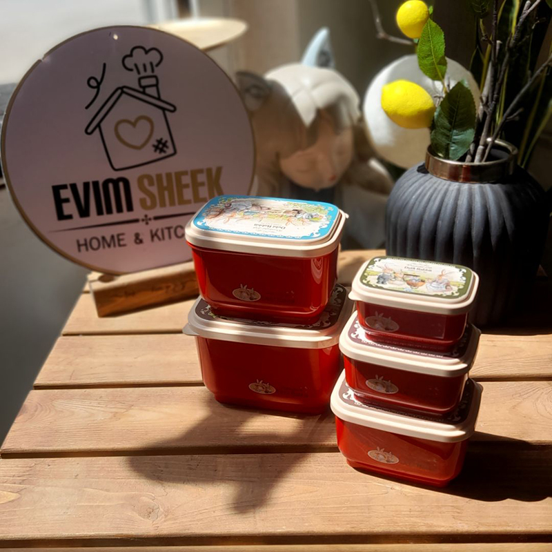 ست ۵ عددی ظروف فریزری Bobby Rabbit