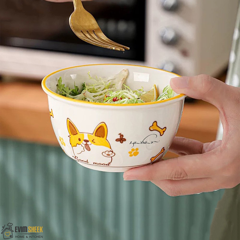 پیاله پرسلین مدل good mood