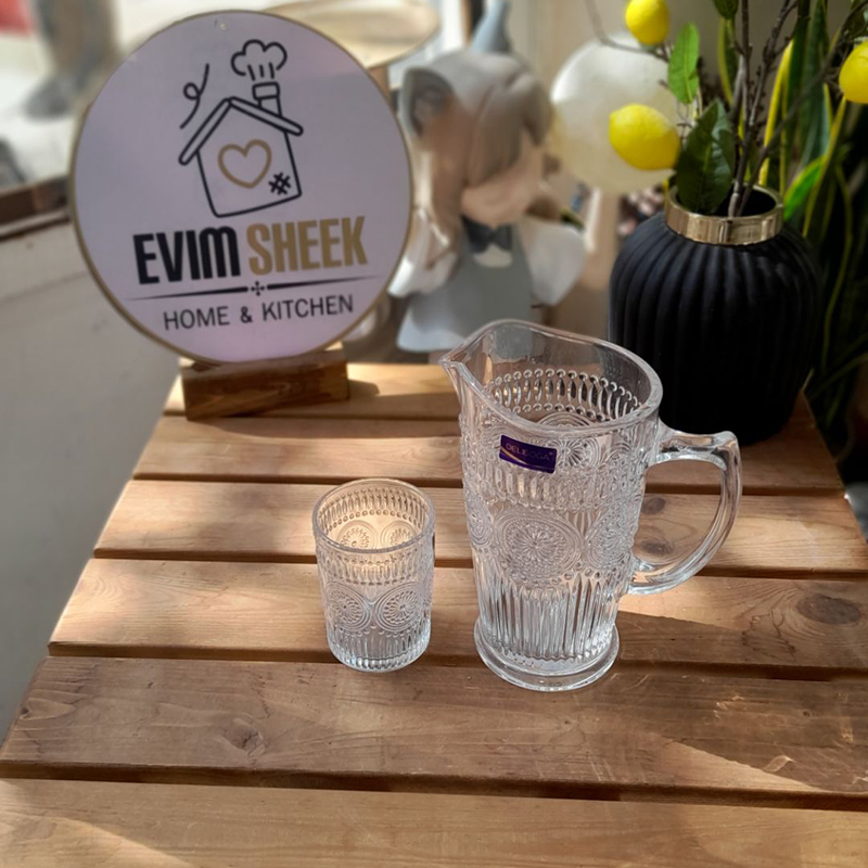 ست پارچ و لیوان دلی گلس