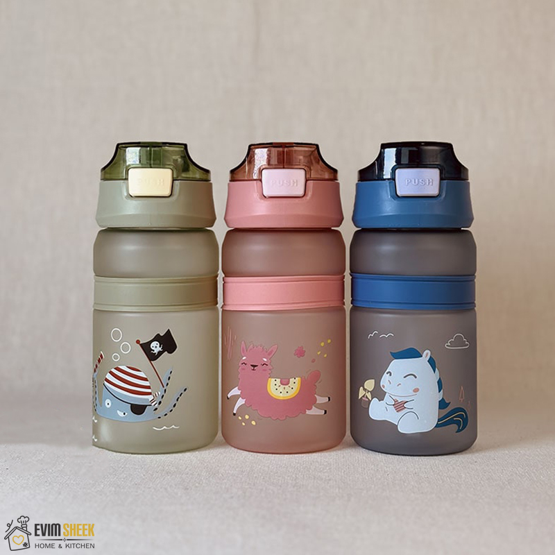 قمقمه نی دار کارتونی