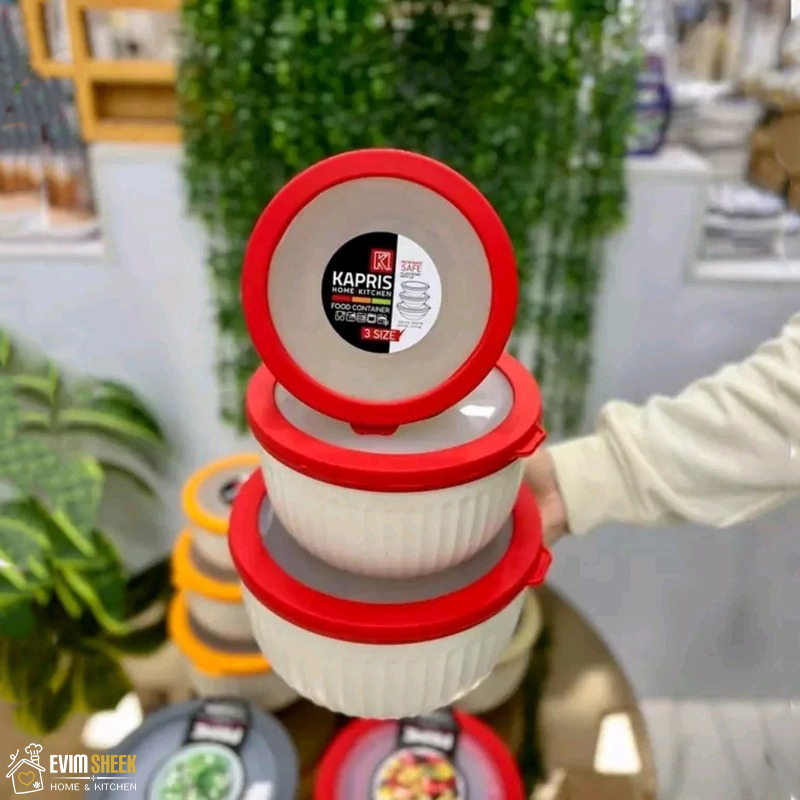 ظروف سه تیکه فریزری کاپریس