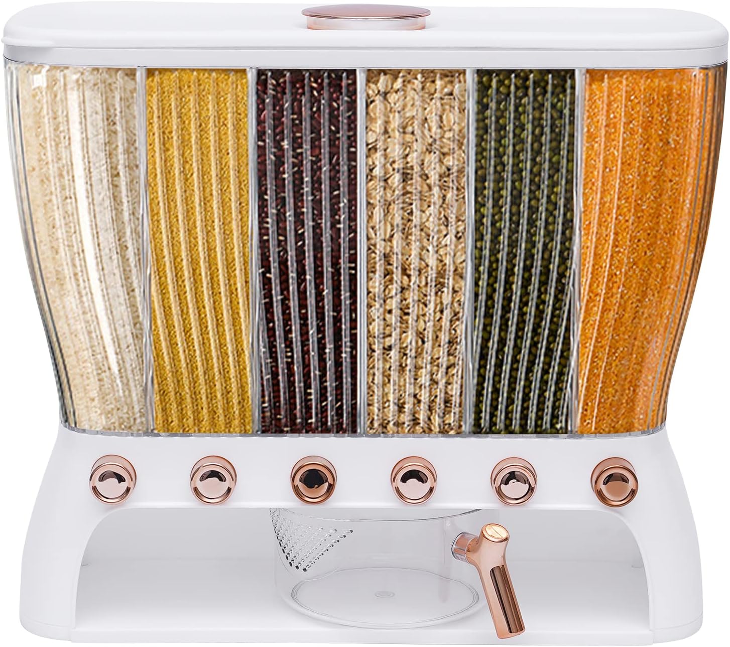 جا حبوباتی 6 خانه