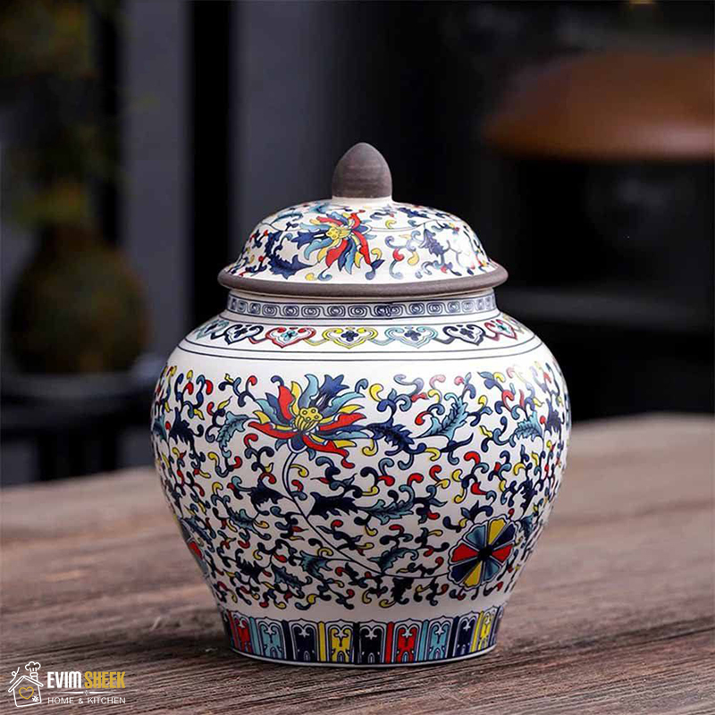 بانکه سرامیکی اسلیمی رنگی