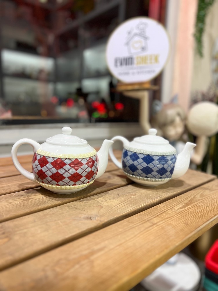 قوری سرامیک طرح بافت