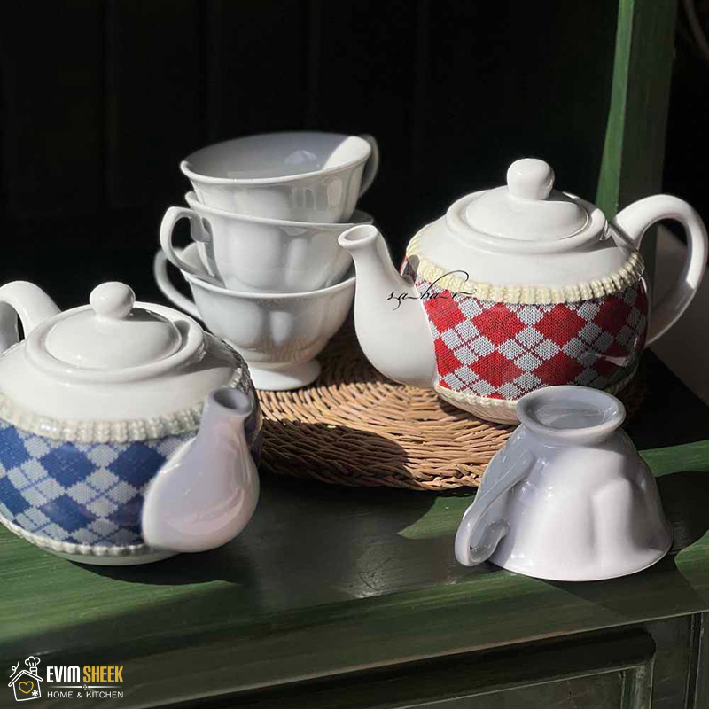 قوری سرامیک طرح بافت