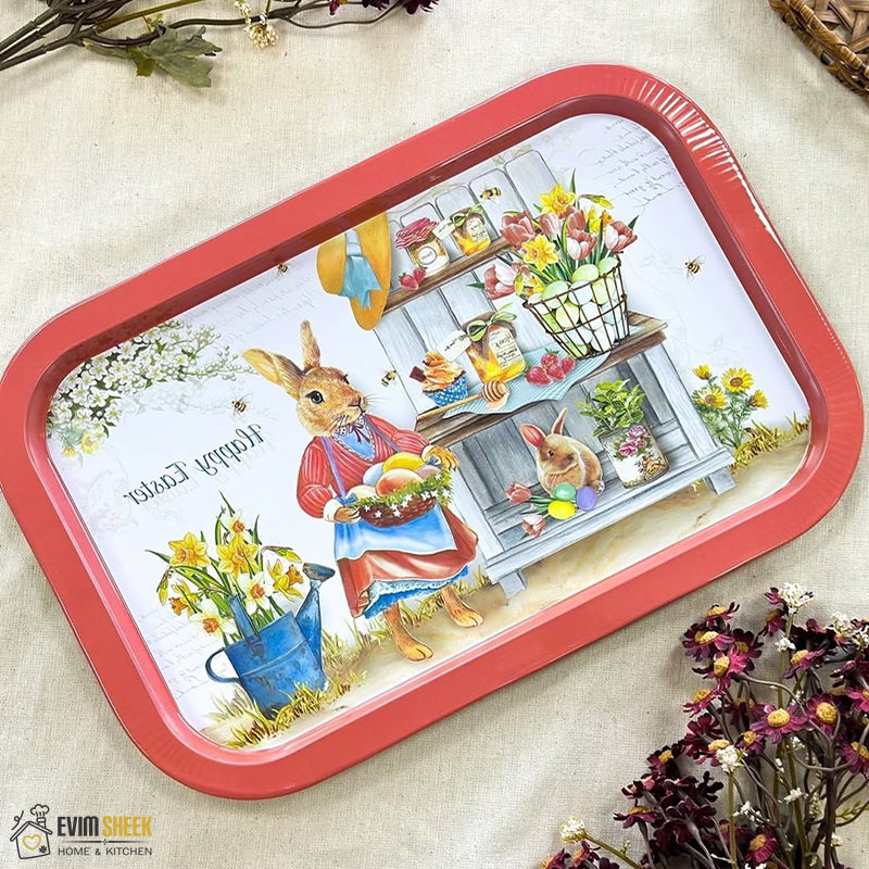 سینی فلزی فانتزی