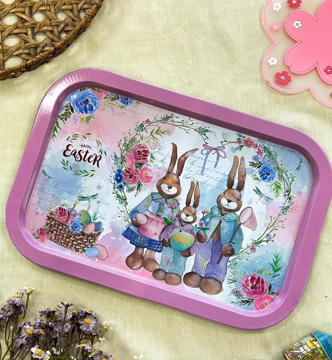 سینی فلزی فانتزی