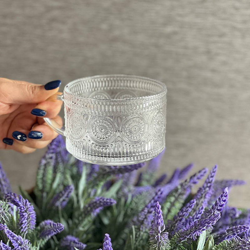 فنجان لته خوری طرح سنتی گرد