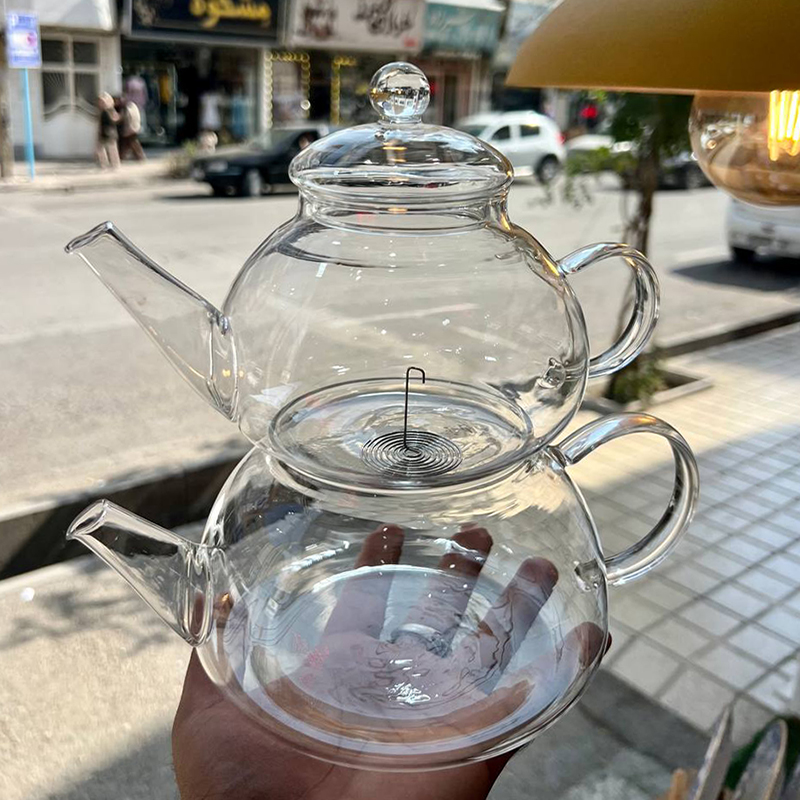 ست کتری و قوری پیرکس شعله مستقیم