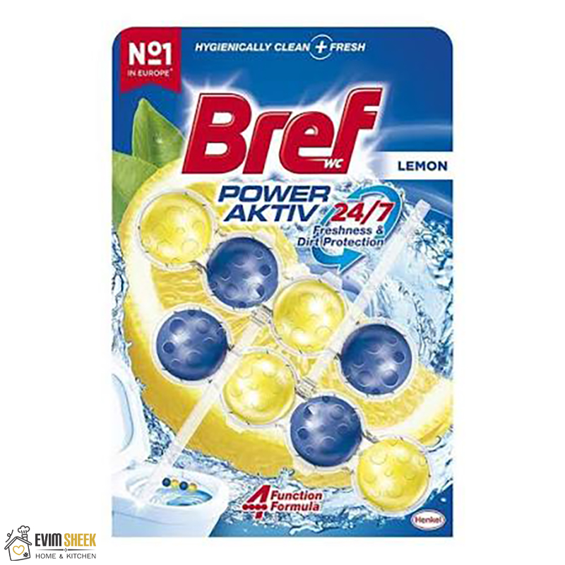 خوشبوکننده توپی توالت فرنگی برف Bref بسته ۸ عددی
